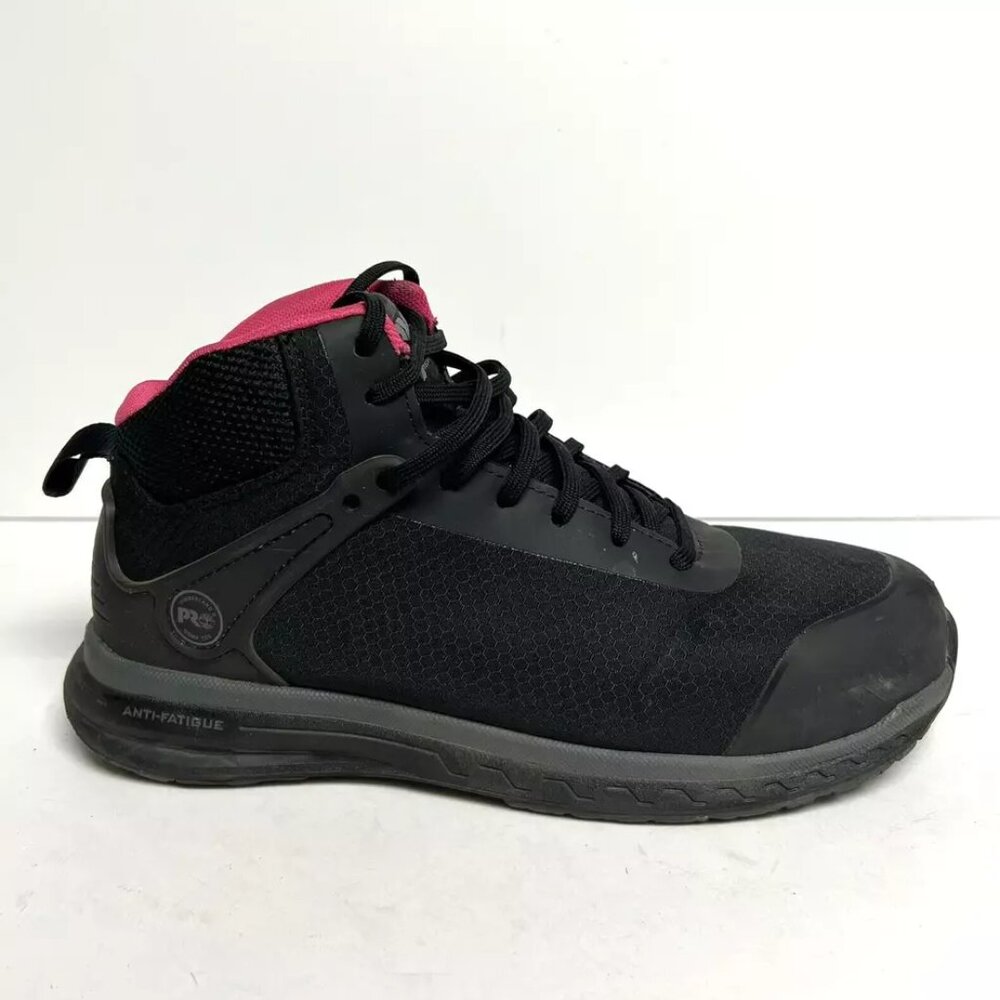 Timberland Pro Womens Drivetrain Comp Toe Work Boot Black Size 9 M - Picture 1 of 6